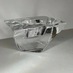 Sweden Orrefors Jan Johansson Tornado Votive Candle Crystal Holder DS29